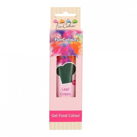 Colorant alimentaire en gel FunCakes Leaf Green 30 g