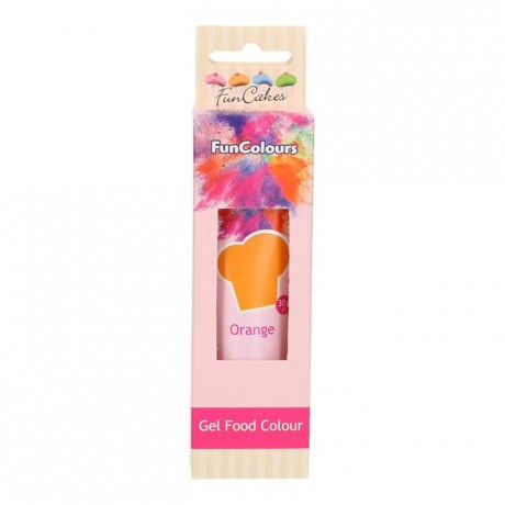 Colorant alimentaire en gel FunCakes Orange 30 g