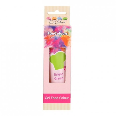 Colorant alimentaire en gel FunCakes Bright Green 30 g