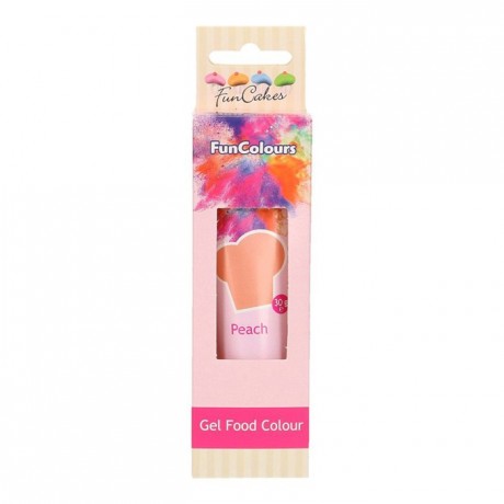 Colorant alimentaire en gel FunCakes Peach 30 g