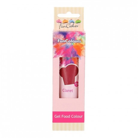 Colorant alimentaire en gel FunCakes Claret 30 g