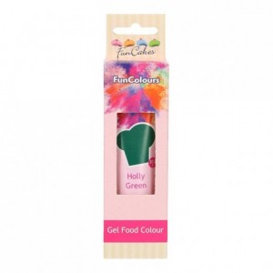 FunCakes Edible FunColours Gel Holly Green 30g