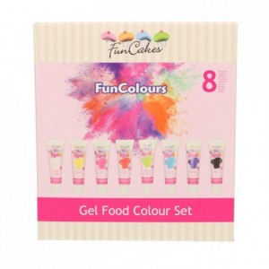 FunCakes Edible FunColours Gel Multipack Set/8