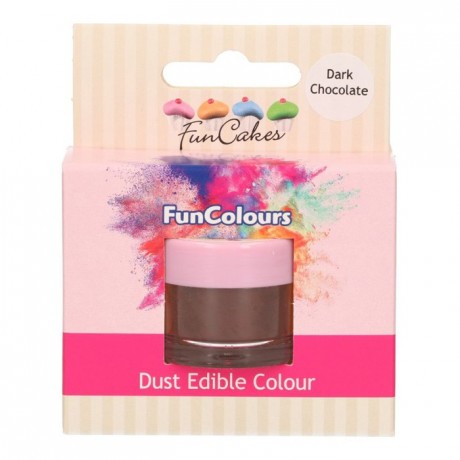 Poudre colorante alimentaire FunColours FunCakes Dark Chocolate