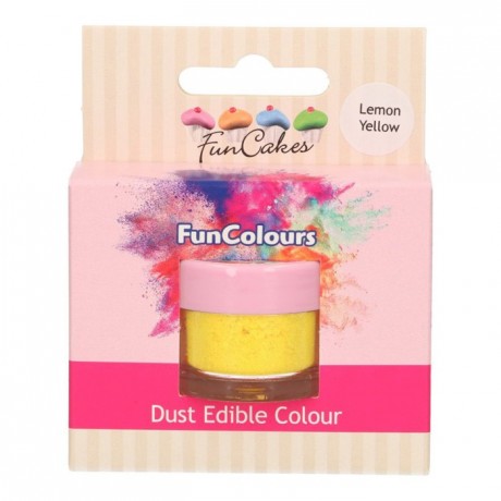 Poudre colorante alimentaire FunColours FunCakes Lemon Yellow