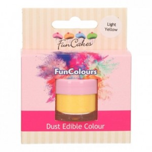 Poudre colorante alimentaire FunColours FunCakes Light Yellow