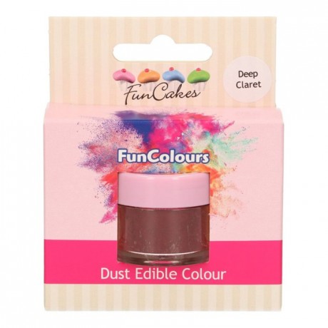 Poudre colorante alimentaire FunColours FunCakes Deep Claret