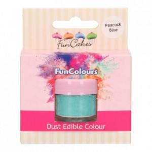 Poudre colorante alimentaire FunColours FunCakes Peacock Blue