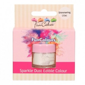 FunCakes Edible FunColours Sparkle Dust Shimmering Lilac