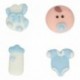 Décors en sucre FunCakes Baby Boy 8 pièces