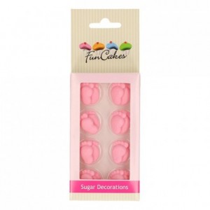 FunCakes Sugar Decorations Baby Feet Girl Set/16