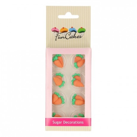 FunCakes Sugar Decorations Carrots Set/16