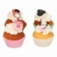 Décors en sucre FunCakes Animaux de la Ferme 8 pièces