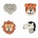 FunCakes Sugar Decorations Safari Animals Set/8