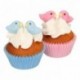 Décors en sucre FunCakes Oiseaux amoureux 16 pièces