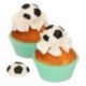 Décors en sucre FunCakes Football 8 pièces