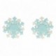 Décors en sucre FunCakes Flocons de neige bleu 6 pièces