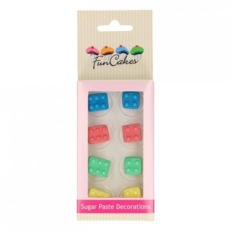 FunCakes Sugar Paste Decorations Building Blocks Set/8