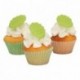 Décors en pâte d’amande FunCakes Feuilles 12 pièces