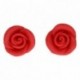 FunCakes Marzipan Decorations Roses Red Set/6