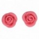 FunCakes Marzipan Decorations Roses Pink Set/6