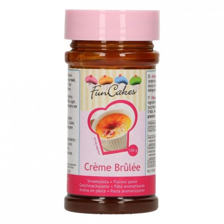 Pâte d'aromatisation FunCakes crème brûlée 100 g