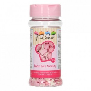 FunCakes Sprinkle Medley Baby Girl 50g