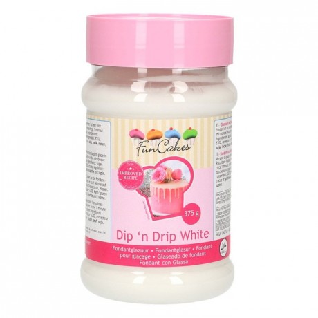 Dip ’n Drip FunCakes blanc 375 g