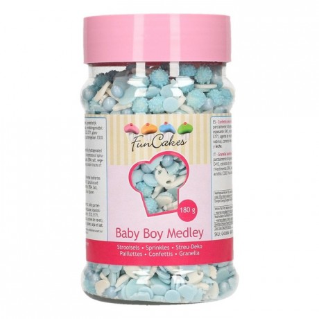 Medley en sucre FunCakes Bébé Garçon 180 g